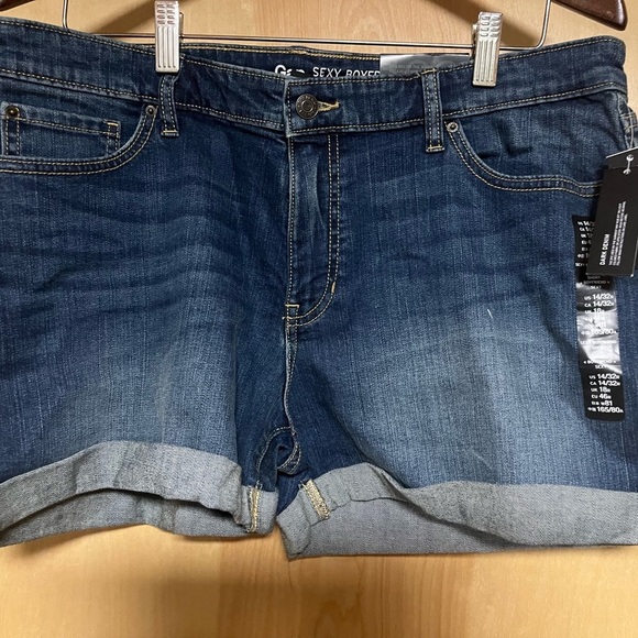 GAP Pants - GAP Women's Denim Shorts - Blue